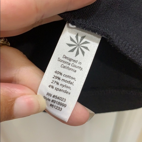 Athleta Black Stretch Ponte Knit Shift Dress S - Picture 5 of 7